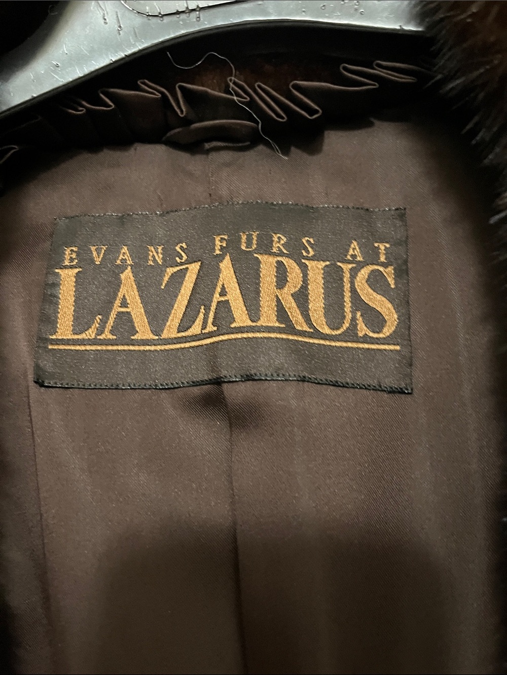 Gorgeous full length mink fur coat from Evans furs - Picture 4 of 13